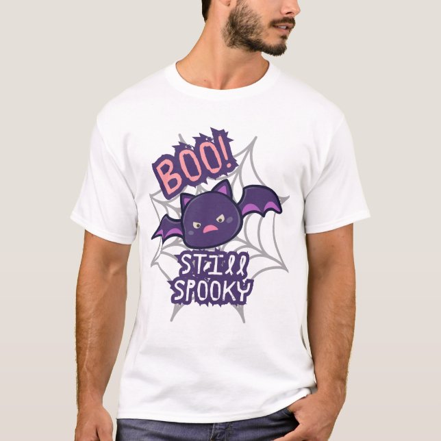 T-shirt for men-Halloween spooky tshirt design (Front)
