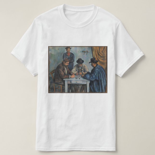 T-shirt for men - The Card Players Paul Cézanne (Design Front)