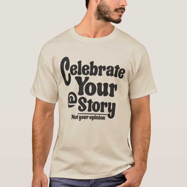 T shirt for men - Typography T-Shirt (Front)