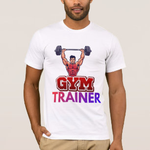 t shirt for mens and womens who is gym trainer