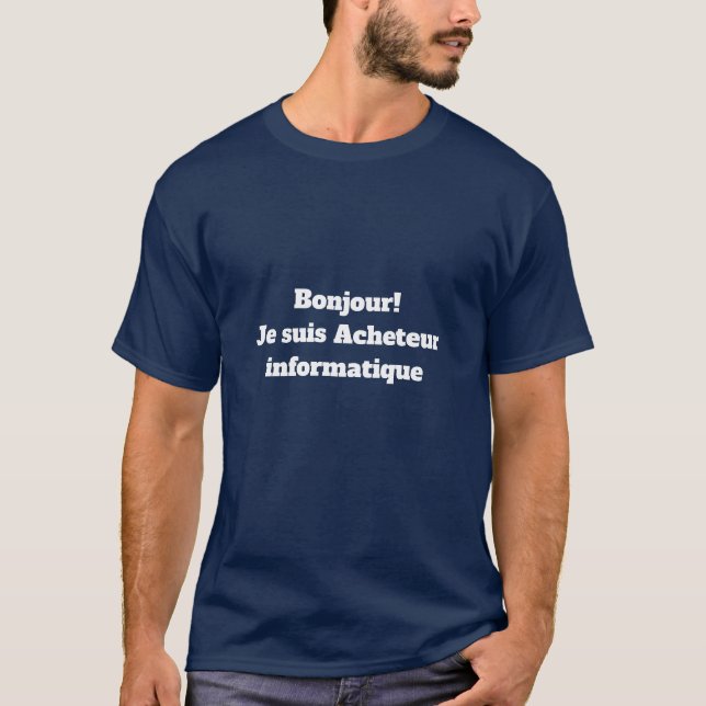 T-Shirt for the Computer Buyer (Front)