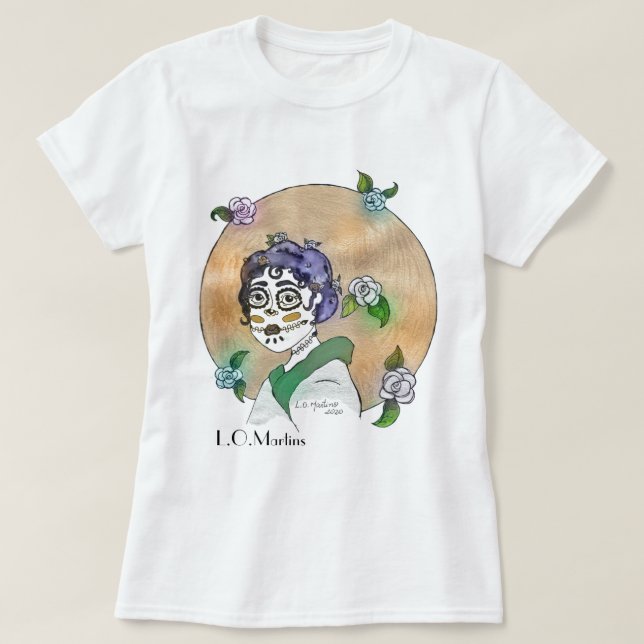 t-shirt for women with art print (Design Front)