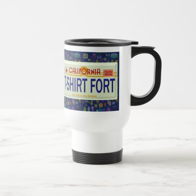 T-Shirt Fort Brand Love Travel Mug (Right)