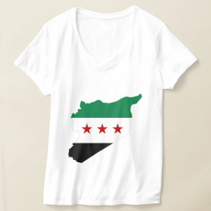 t shirt - free syria map