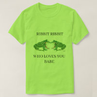 T-Shirt Frogs in love Ribbit