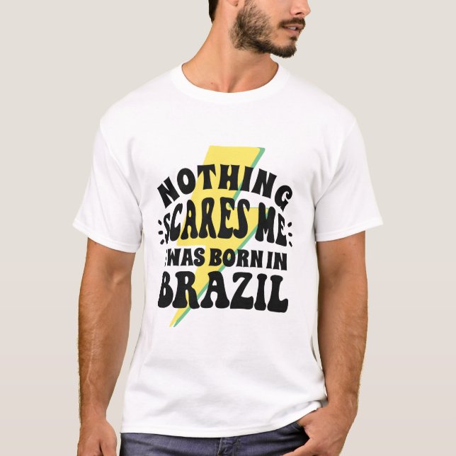 T-shirt Funny Brazil | Brazilian Phrase (Front)