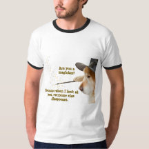 T-shirt Funny Dog Print Are you a Magician?