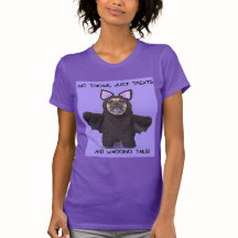 T-shirt Funny Dog Print No Tricks Just Treats