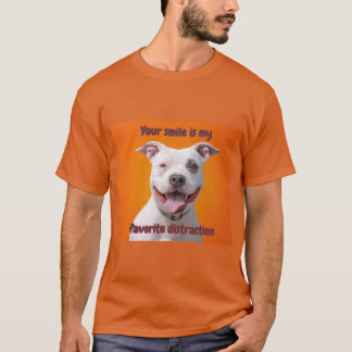 T-Shirt Funny Dog Print Your Smile is my Favourite