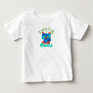 T-Shirt Funny Kitty Blocks
