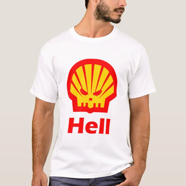T-Shirt Funny Logo Sell Hell (Front)