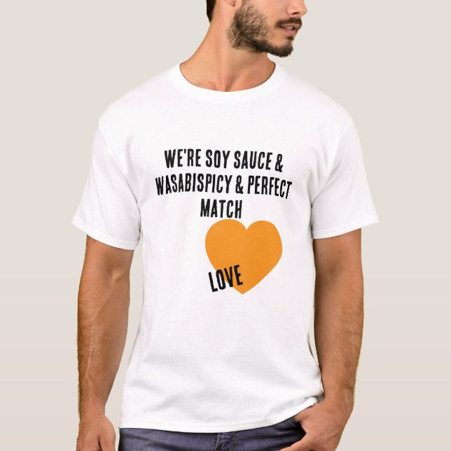 T-Shirt Funny Sushi Love Pun (Front)
