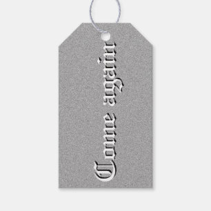 T shirt gift tags