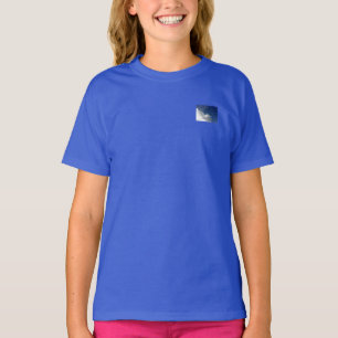T-SHIRT GIRL'S CLOUD ECO DESIGN STYLE
