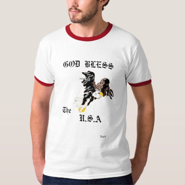 T-shirt : God Bless the U .S. A (Front)