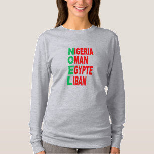 T-shirt gray long sleeves women NOEL TOURISM