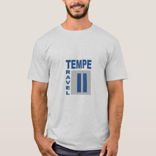 T-shirt gris homme TEMPE TRAVEL ARIZONA