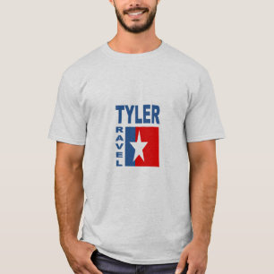 T-shirt gris homme TYLER TRAVEL TEXAS