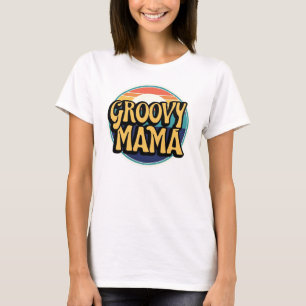T-shirt Groovy Mama