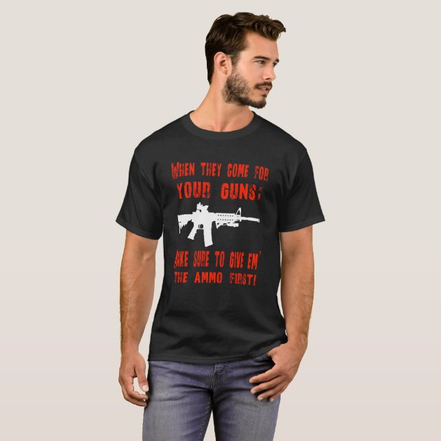 T-SHIRT GUN CONTROL AR-15 (Front Full)