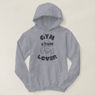 T-Shirt Gym Lover Hoodie Fitness Gym hoodie