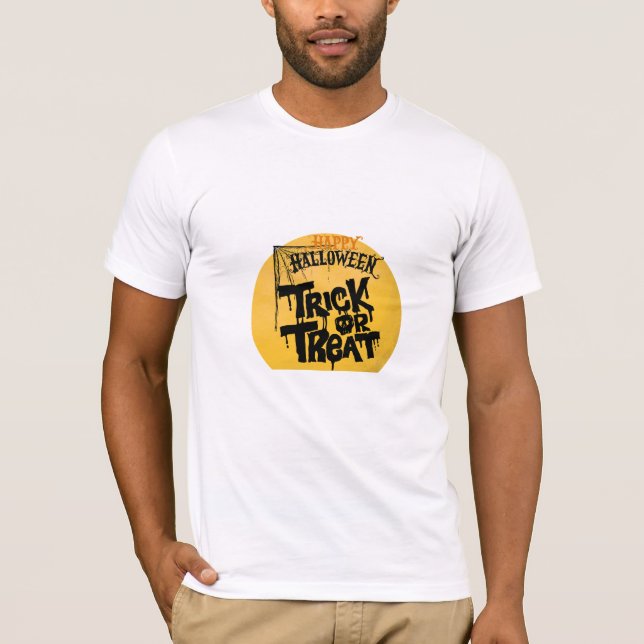 T shirt halloween trick or treak (Front)