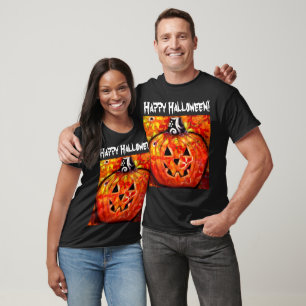 T-Shirt Happy Halloween Whimsical Jack-O-Lantern