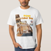 t-shirt happy labour day usa