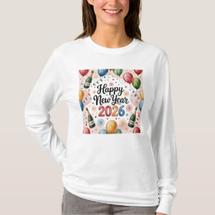 T-Shirt-Happy New Year 2026 Matching Family T-Shirt