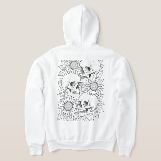 T-Shirt Hoodie (Laydown Back)