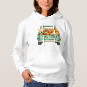T-Shirt Hoodie- Cosy Fall Truck Hoodie