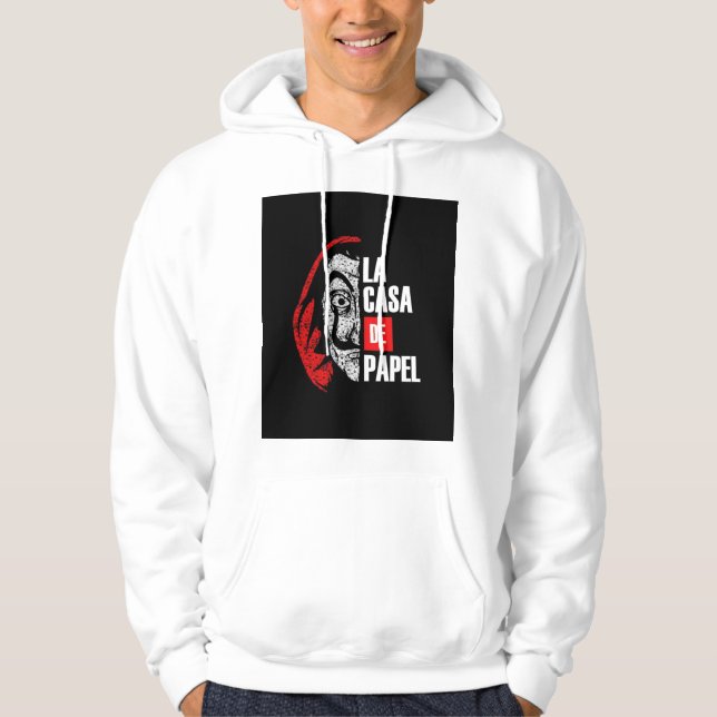 T-shirt hoodie LA CASA DE PAPEL (Front)