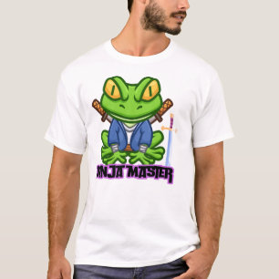 T-shirt / hoodies Frog Ninja Master logo design