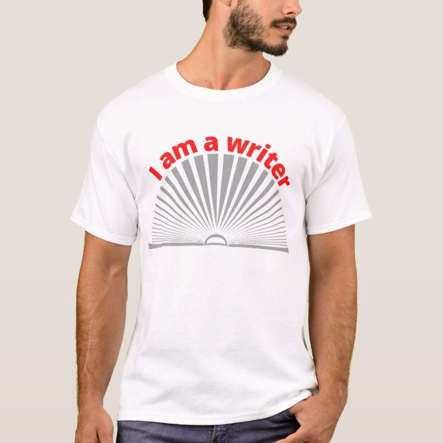 T-Shirt I am a writer (Front)