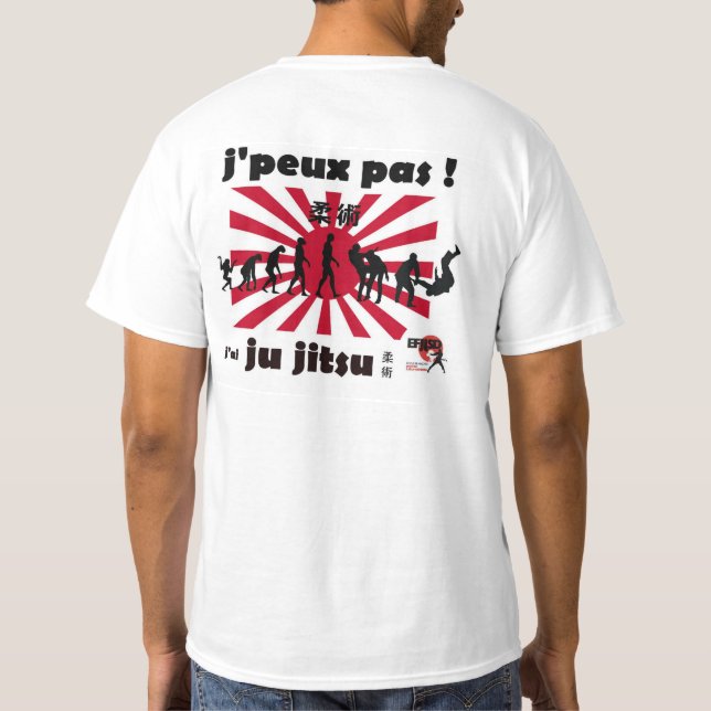 T-shirt I can't I jujitsu (Back)