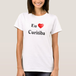T-shirt I love Curitiba
