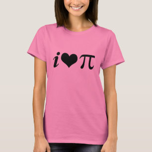 T-Shirt, I Love Pi T-Shirt