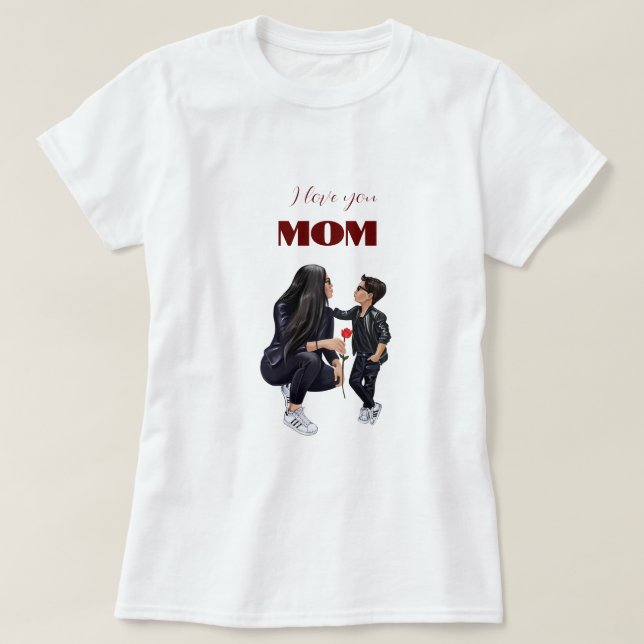 T-Shirt I Love You Mum  (Design Front)