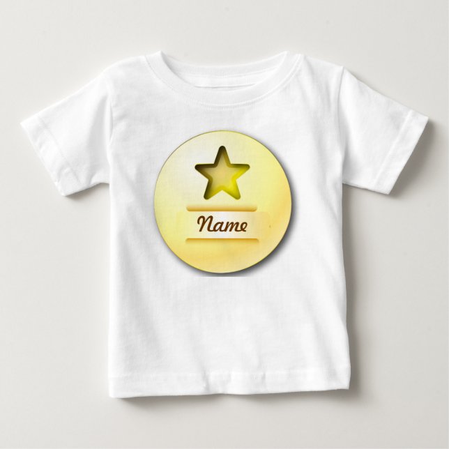 T-Shirt icon gold star (Front)