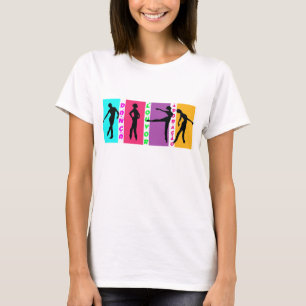 T-shirt in feminine microfibre Dance praise and…