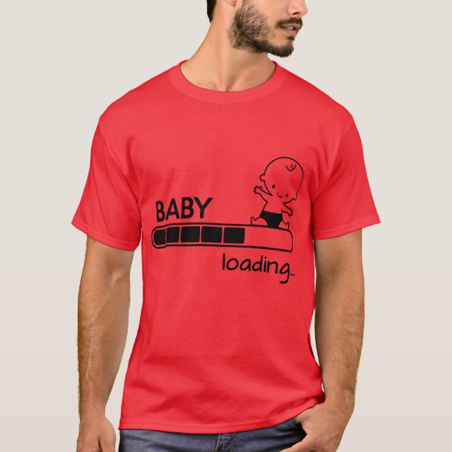 t shirt infant pregnancy child mother loading baby (Front)