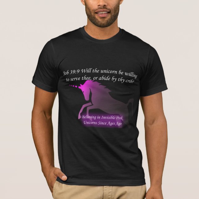 T-shirt Invisible Pink Unicorn (Front)