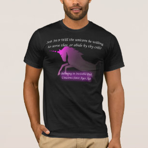 T-shirt Invisible Pink Unicorn