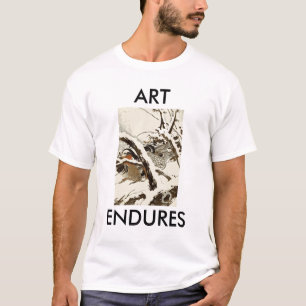 T-SHIRT< Japanese Bird Print # 3 T-Shirt