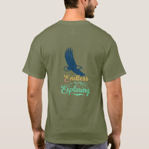 T-Shirt Journey Unbound: "Endless Exploring" back