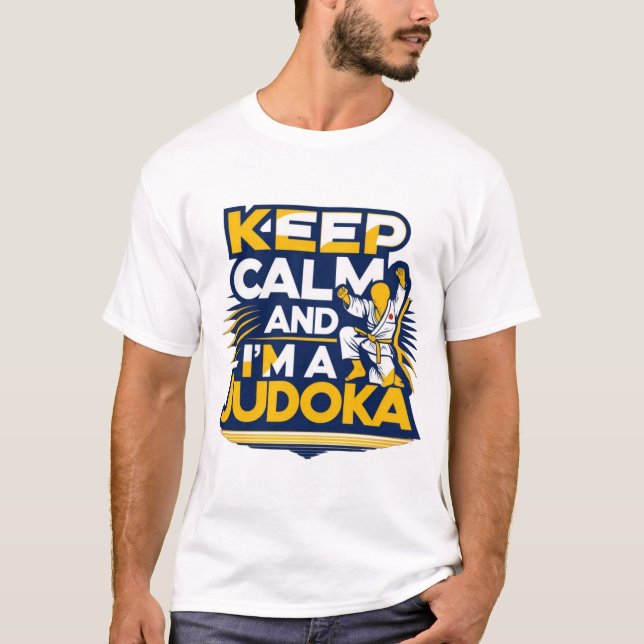 T-Shirt KEEP CALM Judoka (Front)