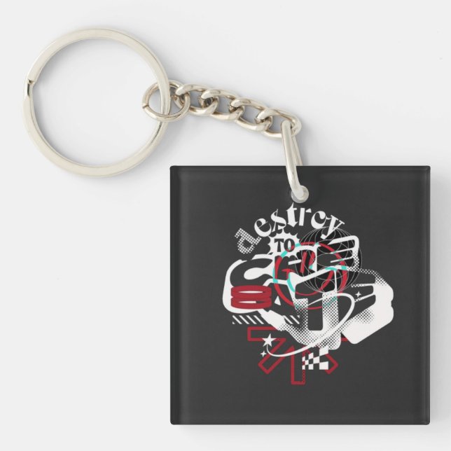 T-Shirt Key Ring (Front)