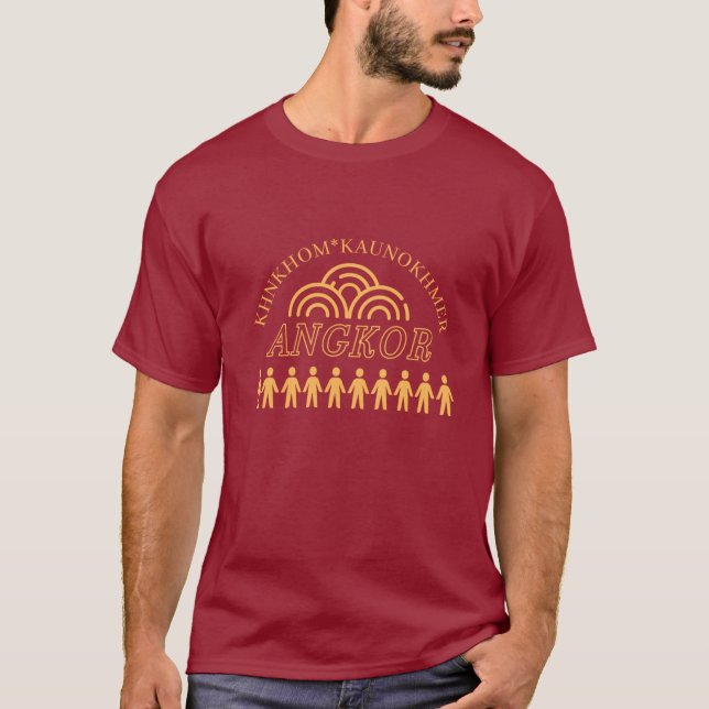 t  shirt  khme  angkor (Front)