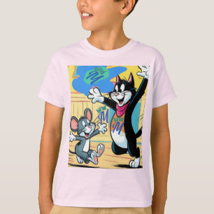 T-Shirt kids cat cartoon
