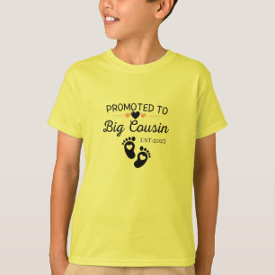 T-Shirt  kids Promoted To Big Cousin Est 2023 